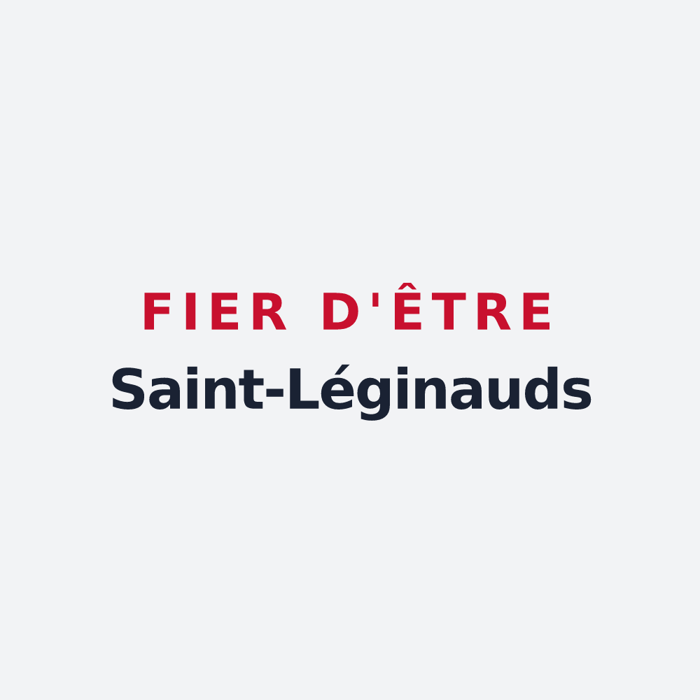 Poster « Fier d'être Saint-Léginauds » — design pour Saint-Léger-Magnazeix