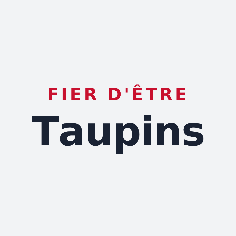 Poster « Fier d'être Taupins » — design pour Saint-Léger-près-Troyes