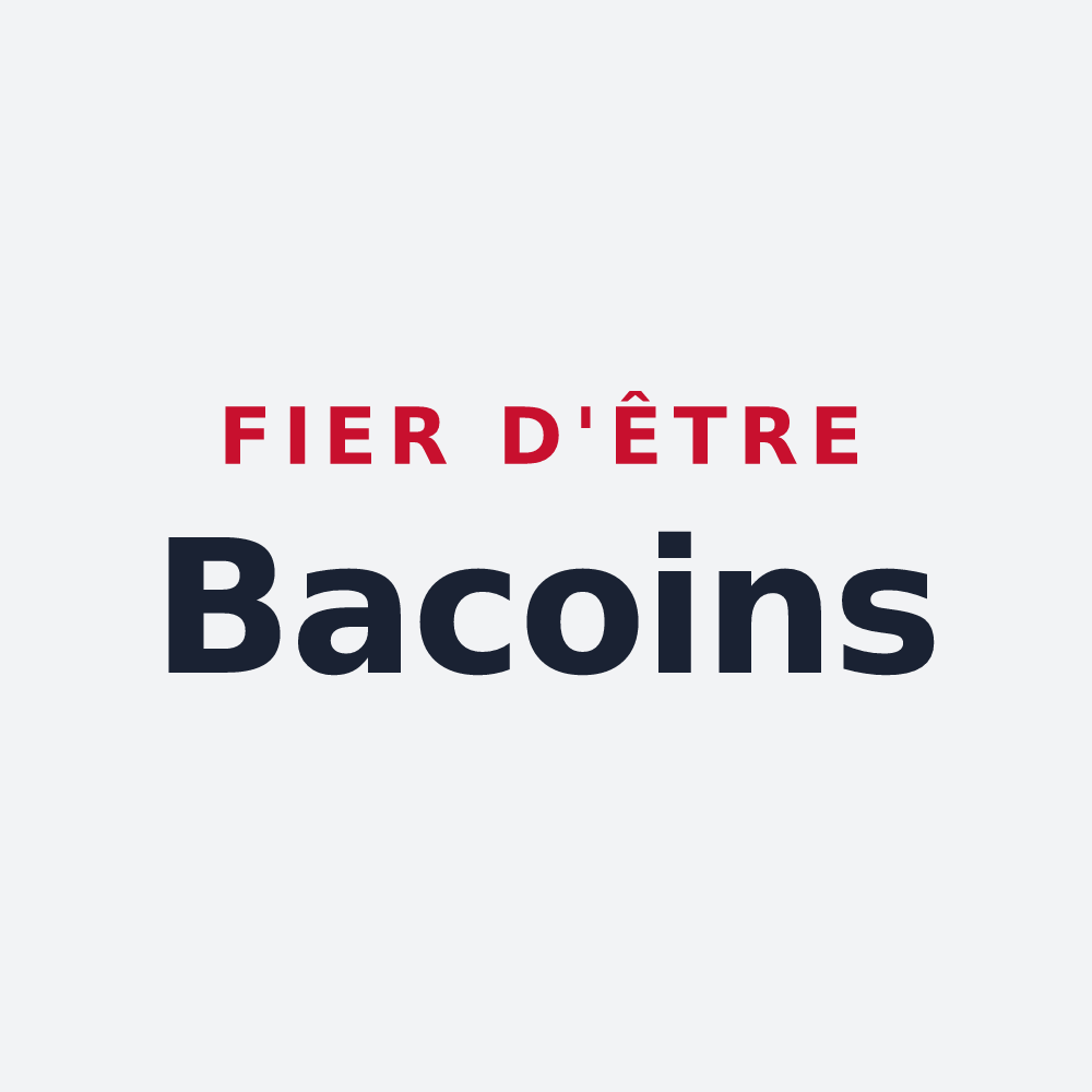 Poster « Fier d'être Bacoins » — design pour Saint-Léger-sous-Brienne