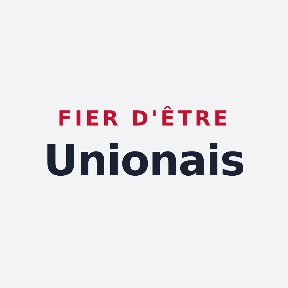 Poster « Fier d'être Unionais » — design pour Saint-Léger-sur-Sarthe