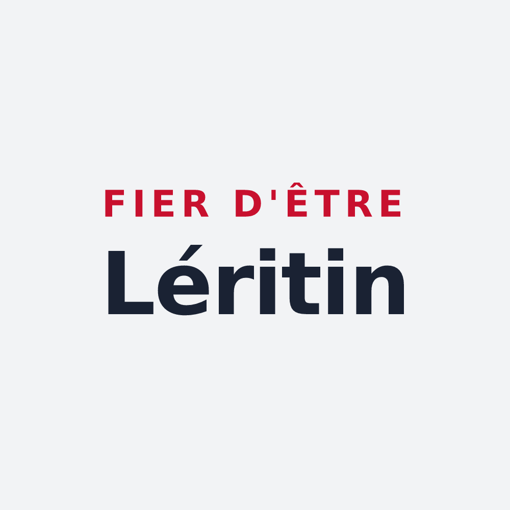 Poster « Fier d'être Léritin » — design pour Saint-Léry