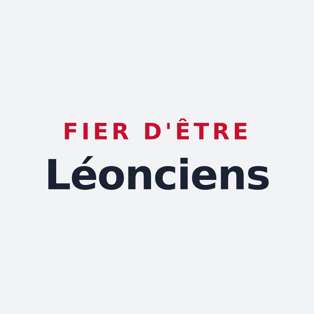 Poster « Fier d'être Léonciens » — design pour Saint-Lieux-lès-Lavaur