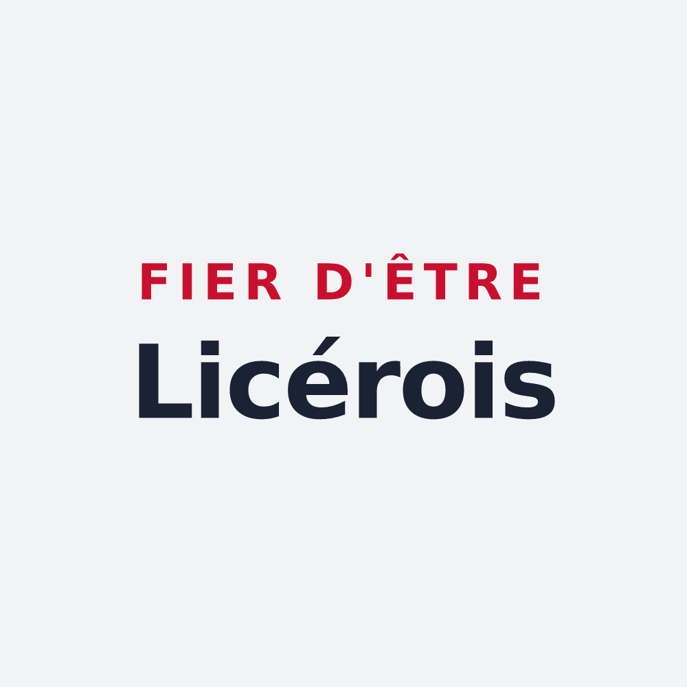 Poster « Fier d'être Licérois » — design pour Saint-Lizier
