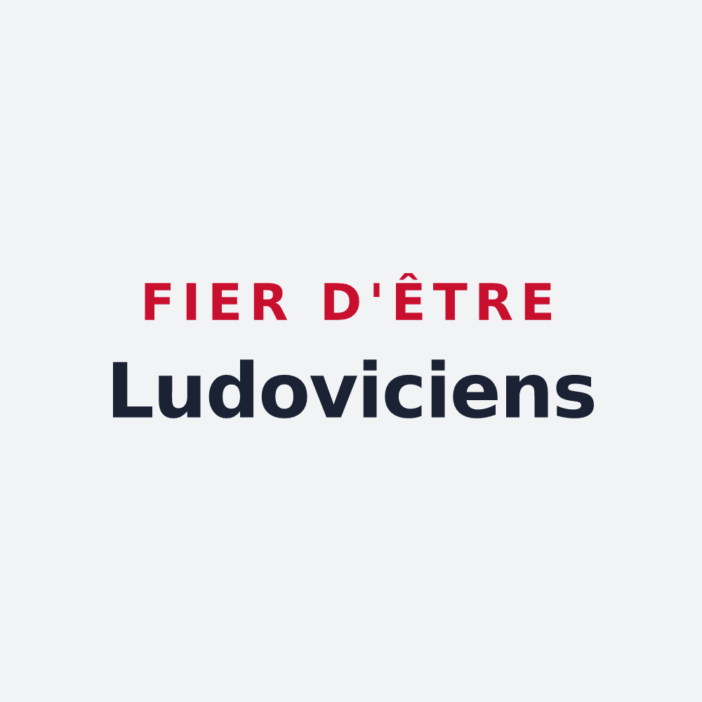 Poster « Fier d'être Ludoviciens » — design pour Saint-Louis