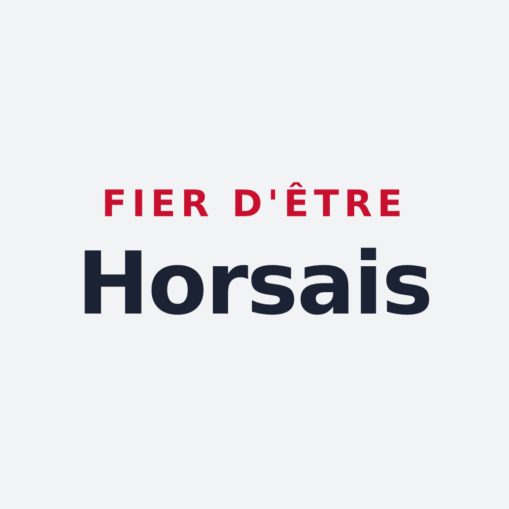 Poster « Fier d'être Horsais » — design pour Saint-Loup-Hors