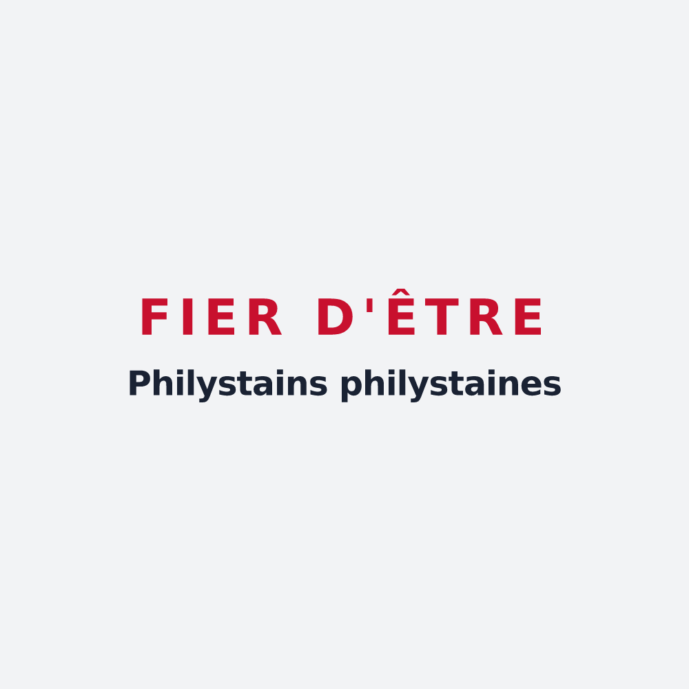 Poster « Fier d'être Philystains philystaines » — design pour Saint-Malo-de-Phily
