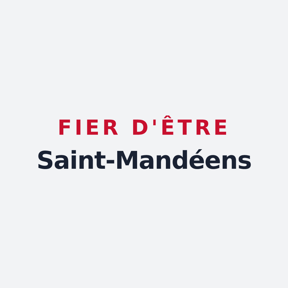 Poster « Fier d'être Saint-Mandéens » — design pour Saint-Mandé
