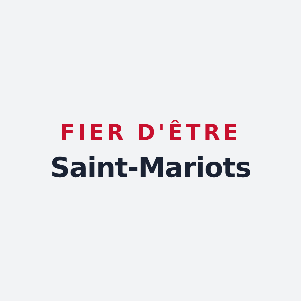 Poster « Fier d'être Saint-Mariots » — design pour Saint-Mard-lès-Rouffy