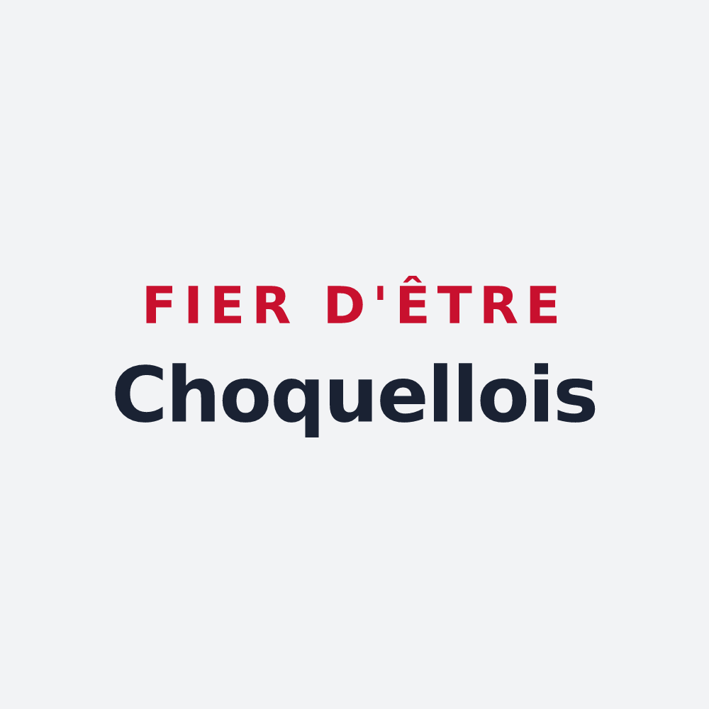 Poster « Fier d'être Choquellois » — design pour Saint-Martin-Choquel