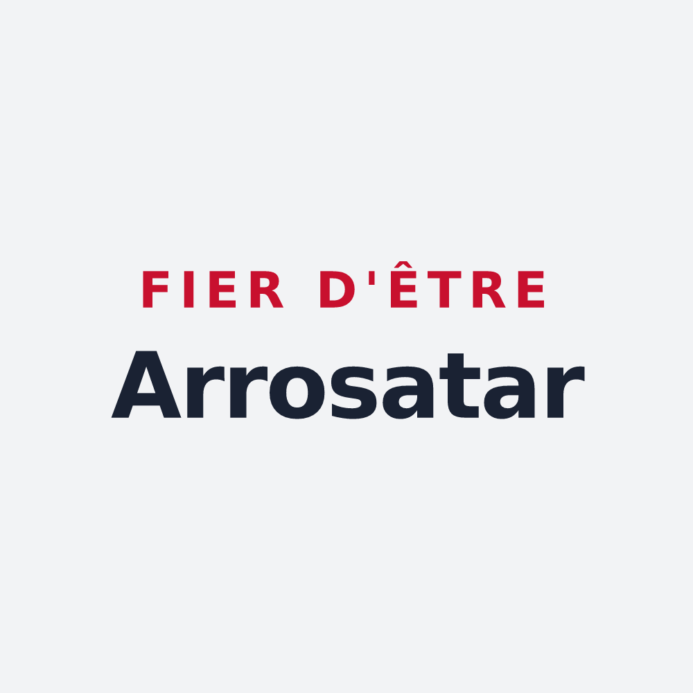 Poster « Fier d'être Arrosatar » — design pour Saint-Martin-d'Arrossa
