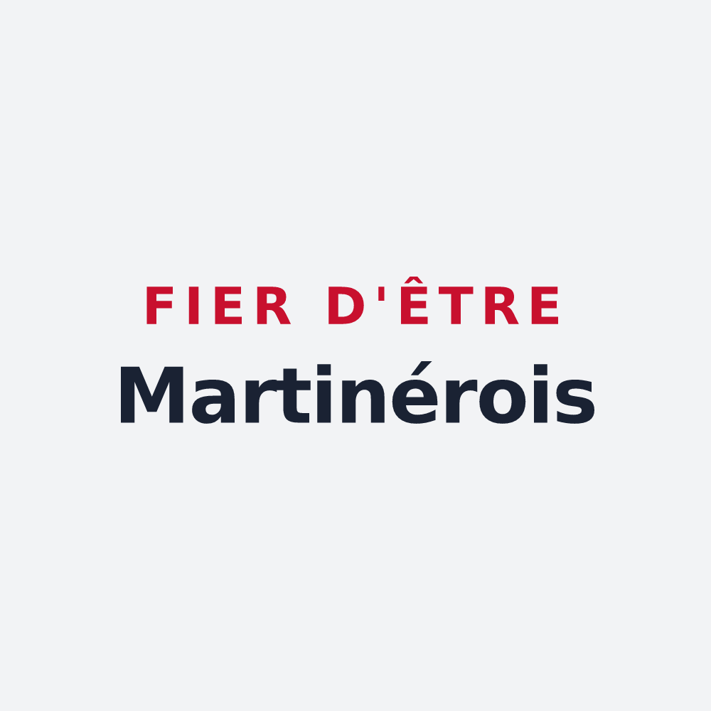Poster « Fier d'être Martinérois » — design pour Saint-Martin-d'Hères