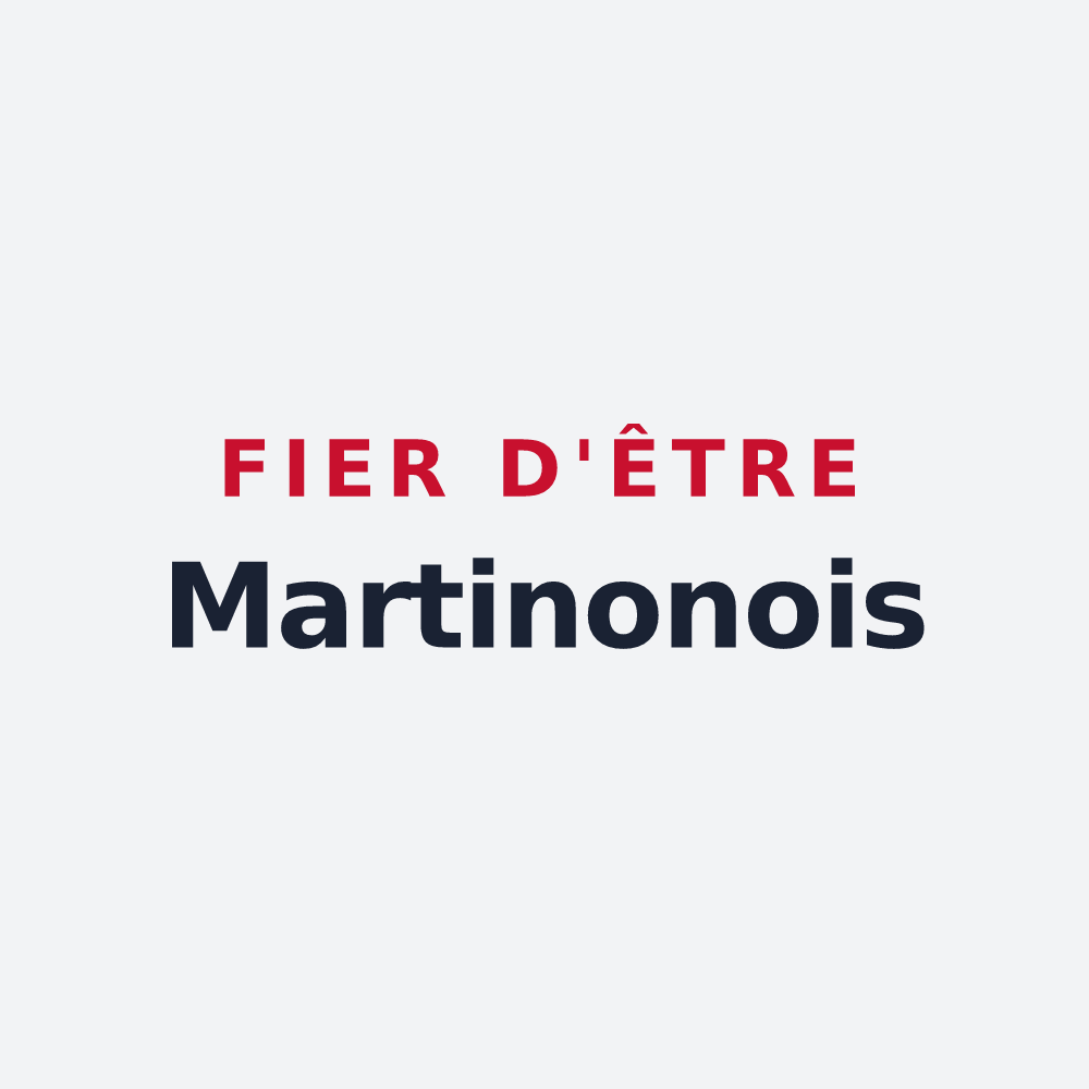 Poster « Fier d'être Martinonois » — design pour Saint-Martin-de-l'Arçon