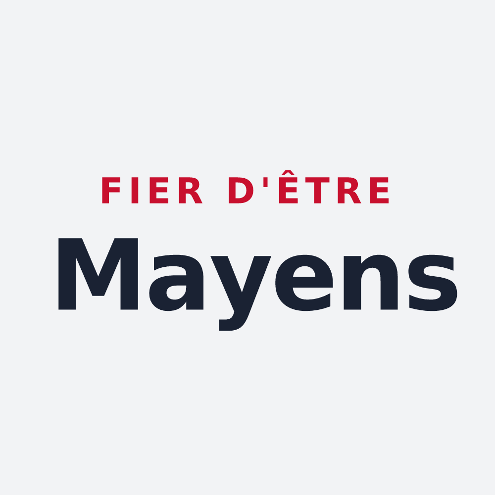 Poster « Fier d'être Mayens » — design pour Saint-Martin-de-May