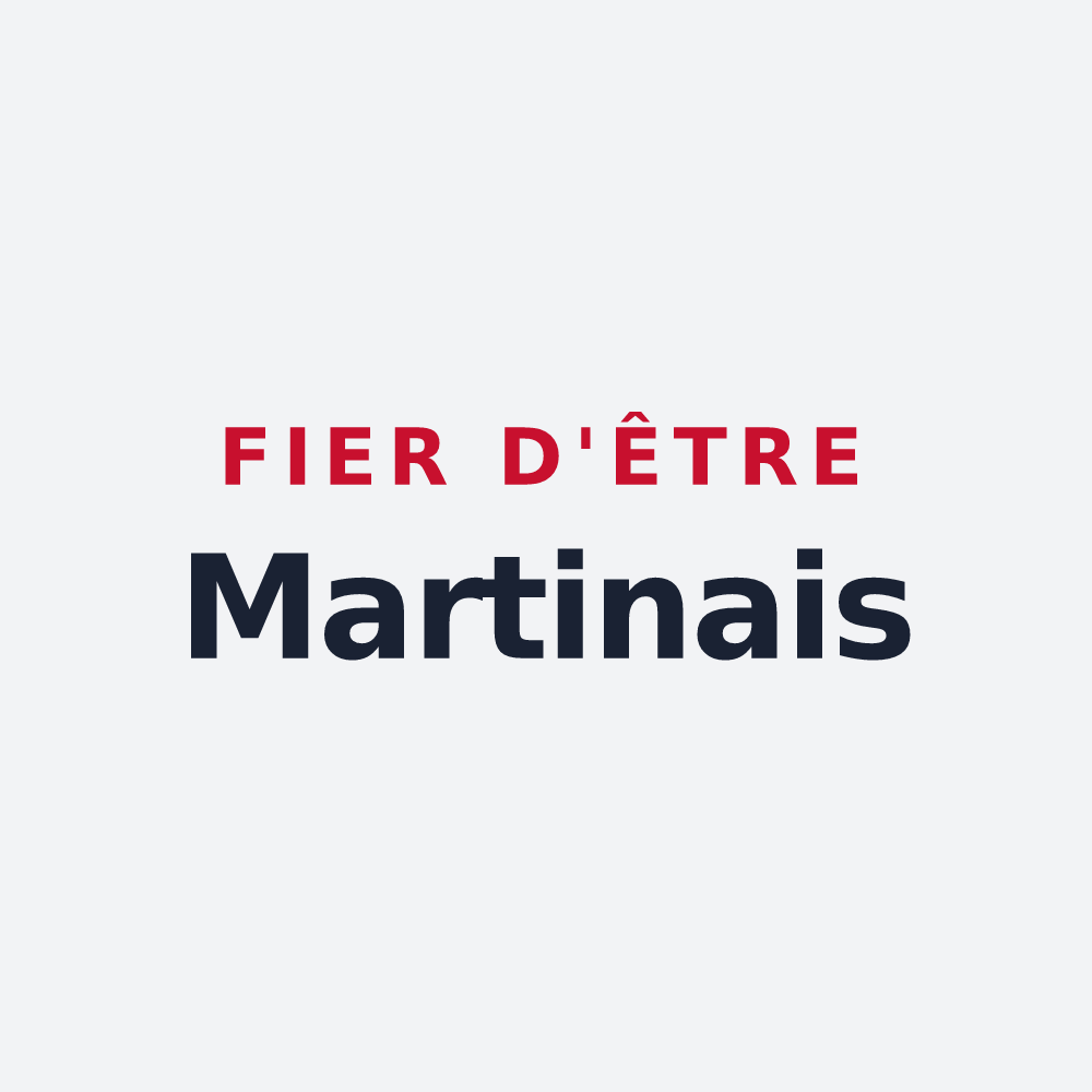 Poster « Fier d'être Martinais » — design pour Saint-Martin-de-Ré