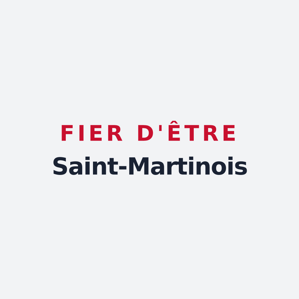 Poster « Fier d'être Saint-Martinois » — design pour Saint-Martin-de-Seignanx