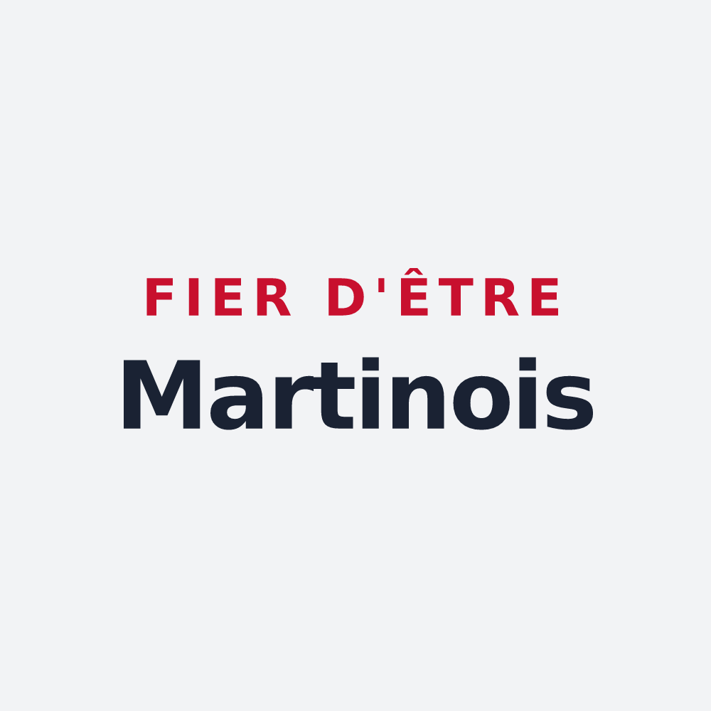 Poster « Fier d'être Martinois » — design pour Saint-Martin-des-Champs