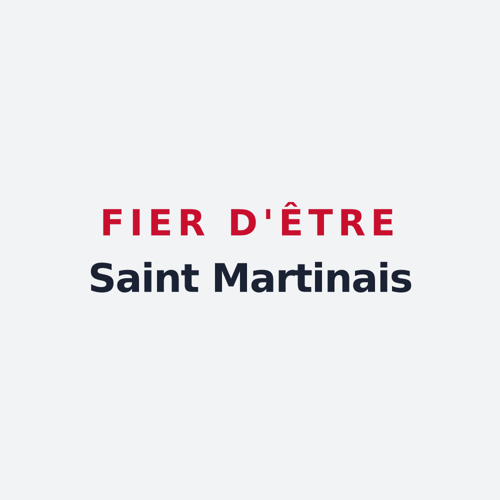 Poster « Fier d'être Saint Martinais » — design pour Saint-Martin-du-Manoir