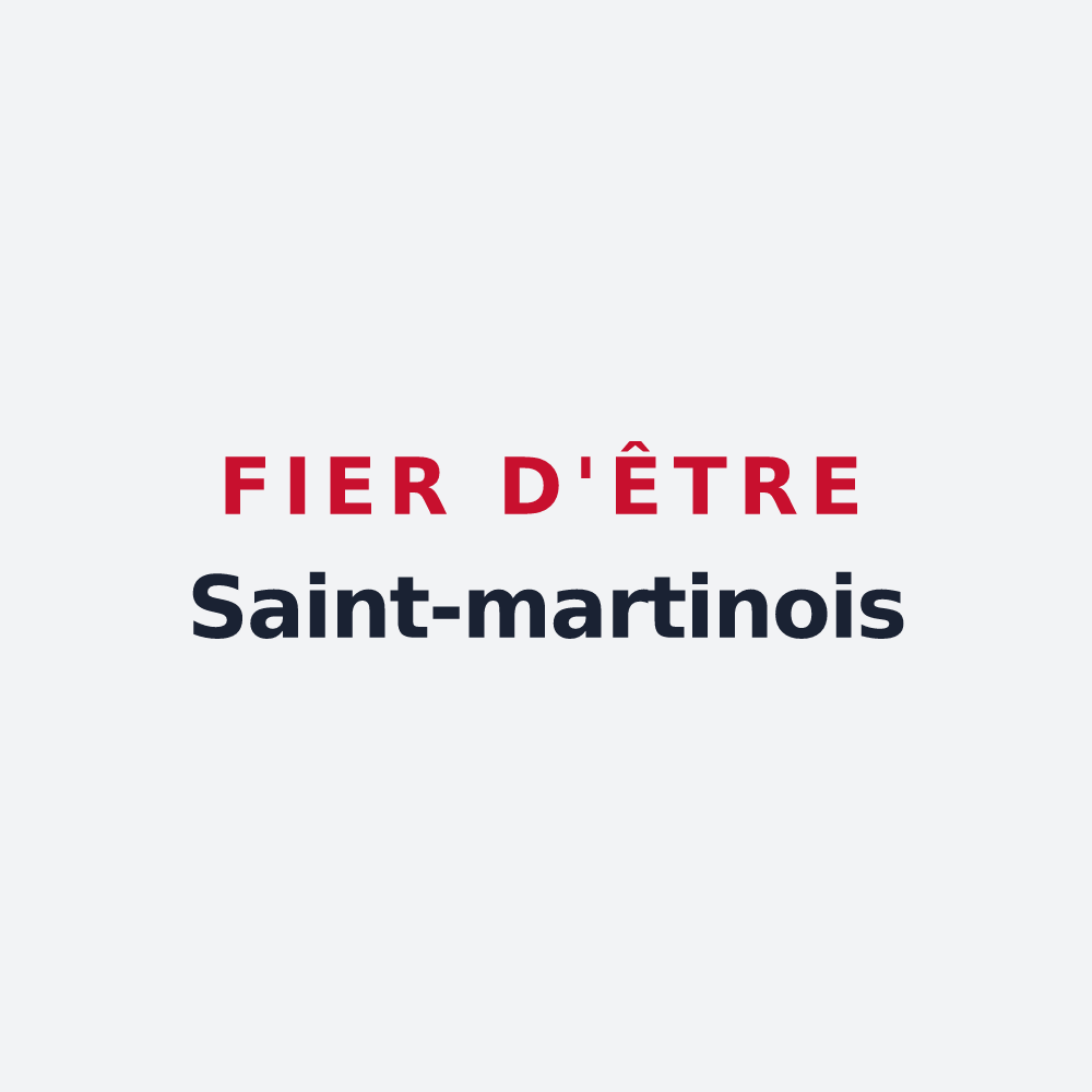 Poster « Fier d'être Saint-martinois » — design pour Saint-Martin-la-Campagne