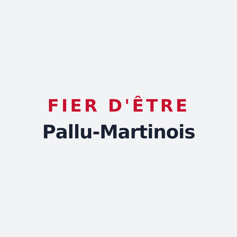 Poster « Fier d'être Pallu-Martinois » — design pour Saint-Martin-la-Pallu