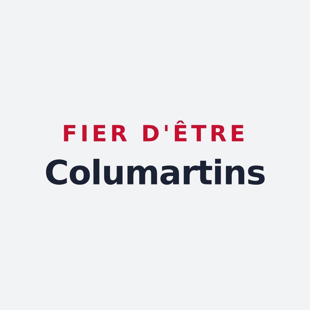 Poster « Fier d'être Columartins » — design pour Saint-Martin-le-Colonel