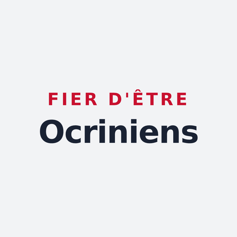 Poster « Fier d'être Ocriniens » — design pour Saint-Martin-sur-Ocre