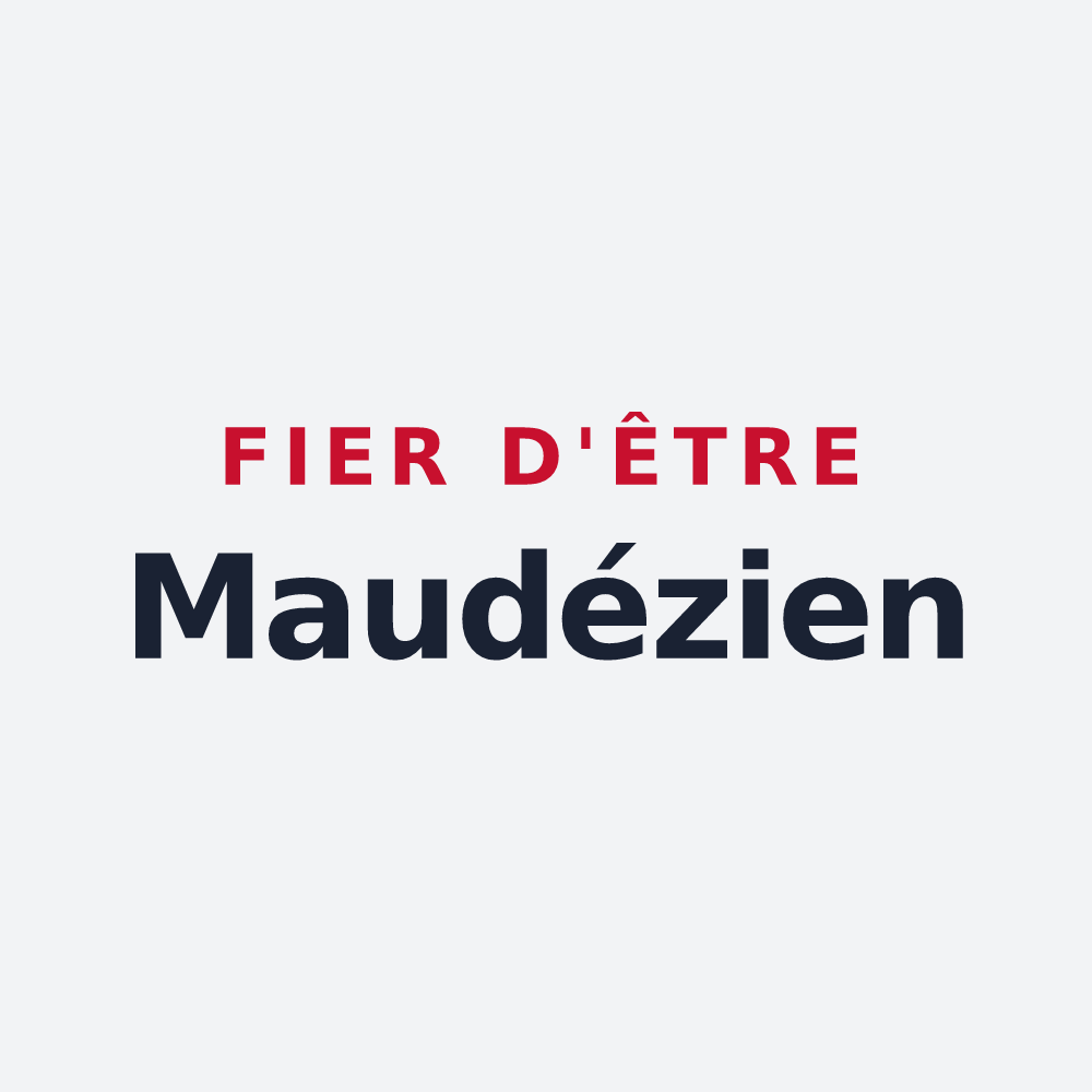 Poster « Fier d'être Maudézien » — design pour Saint-Maudez