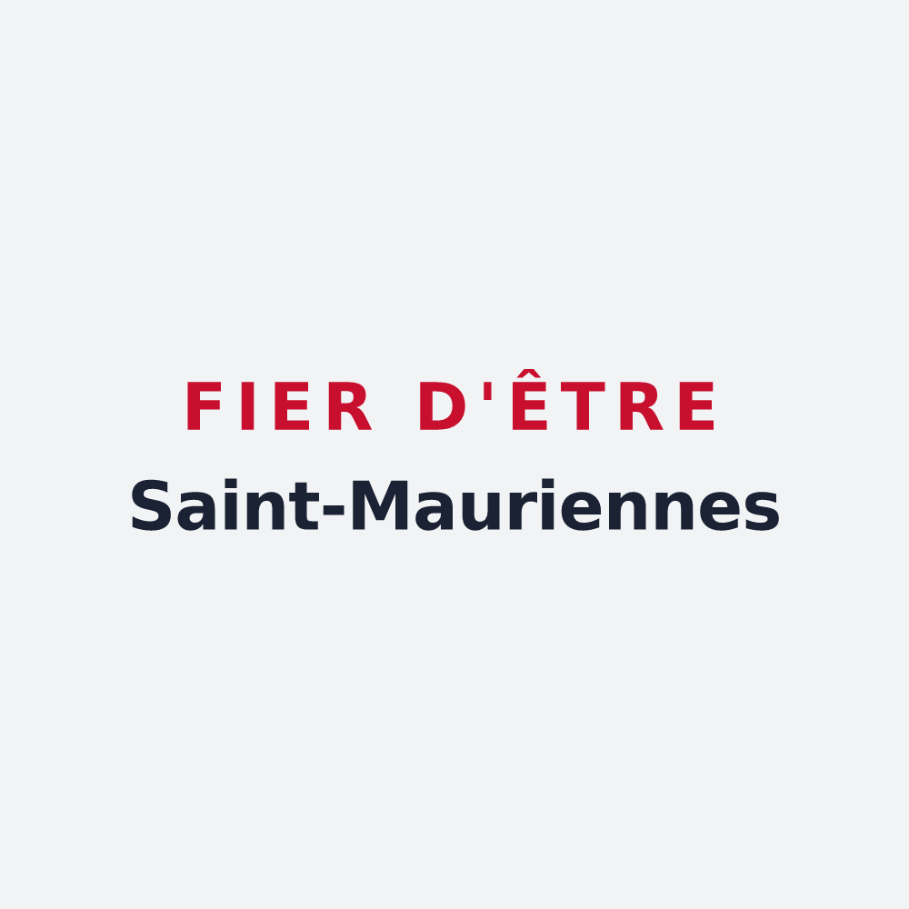 Poster « Fier d'être Saint-Mauriennes » — design pour Saint-Maur