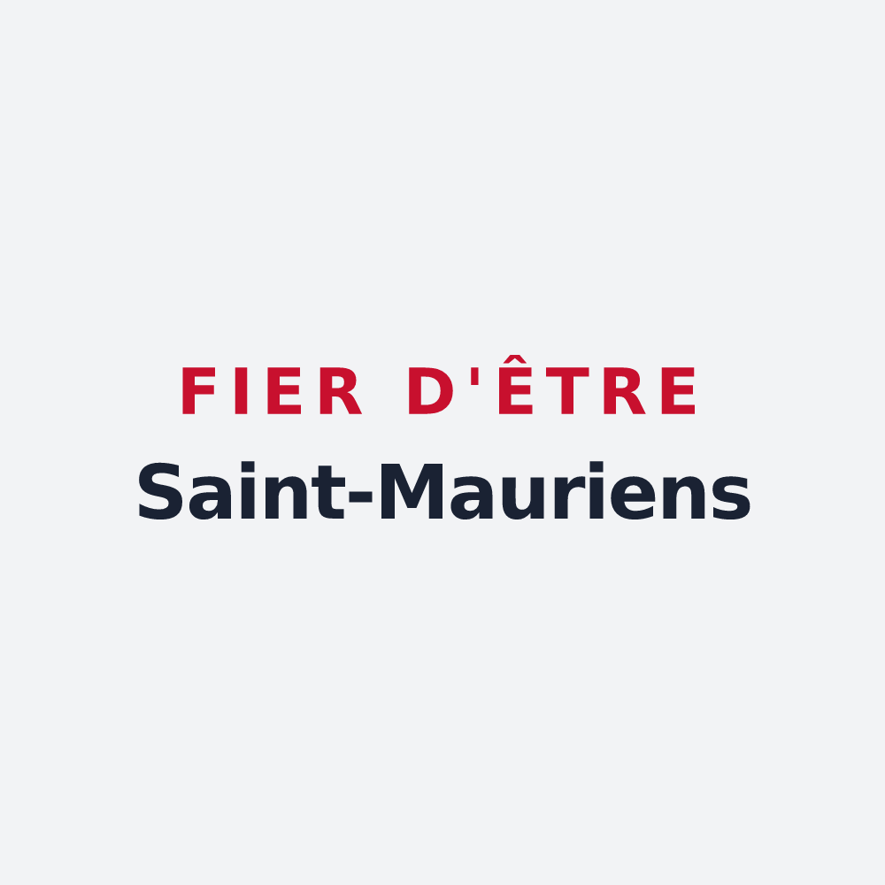 Poster « Fier d'être Saint-Mauriens » — design pour Saint-Maur-des-Fossés