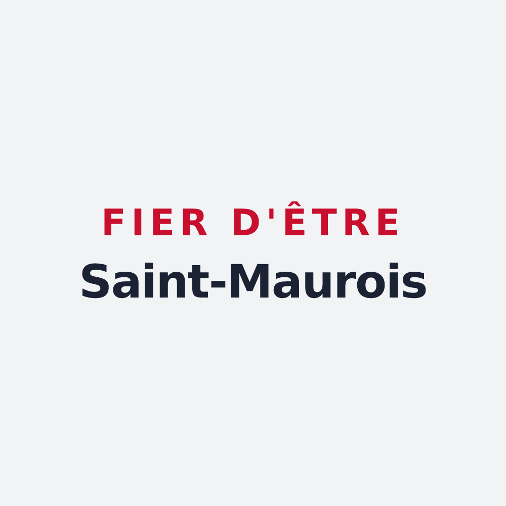 Poster « Fier d'être Saint-Maurois » — design pour Saint-Maur