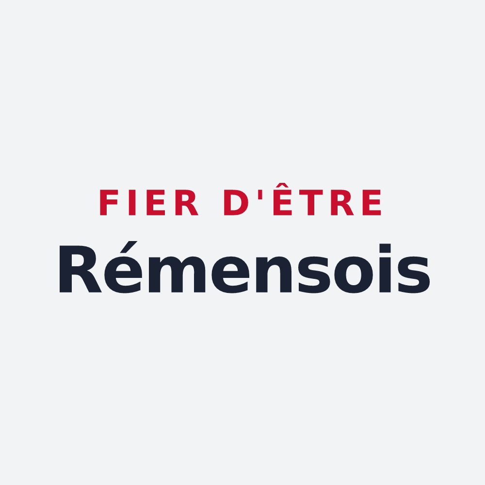 Poster « Fier d'être Rémensois » — design pour Saint-Maurice-de-Rémens