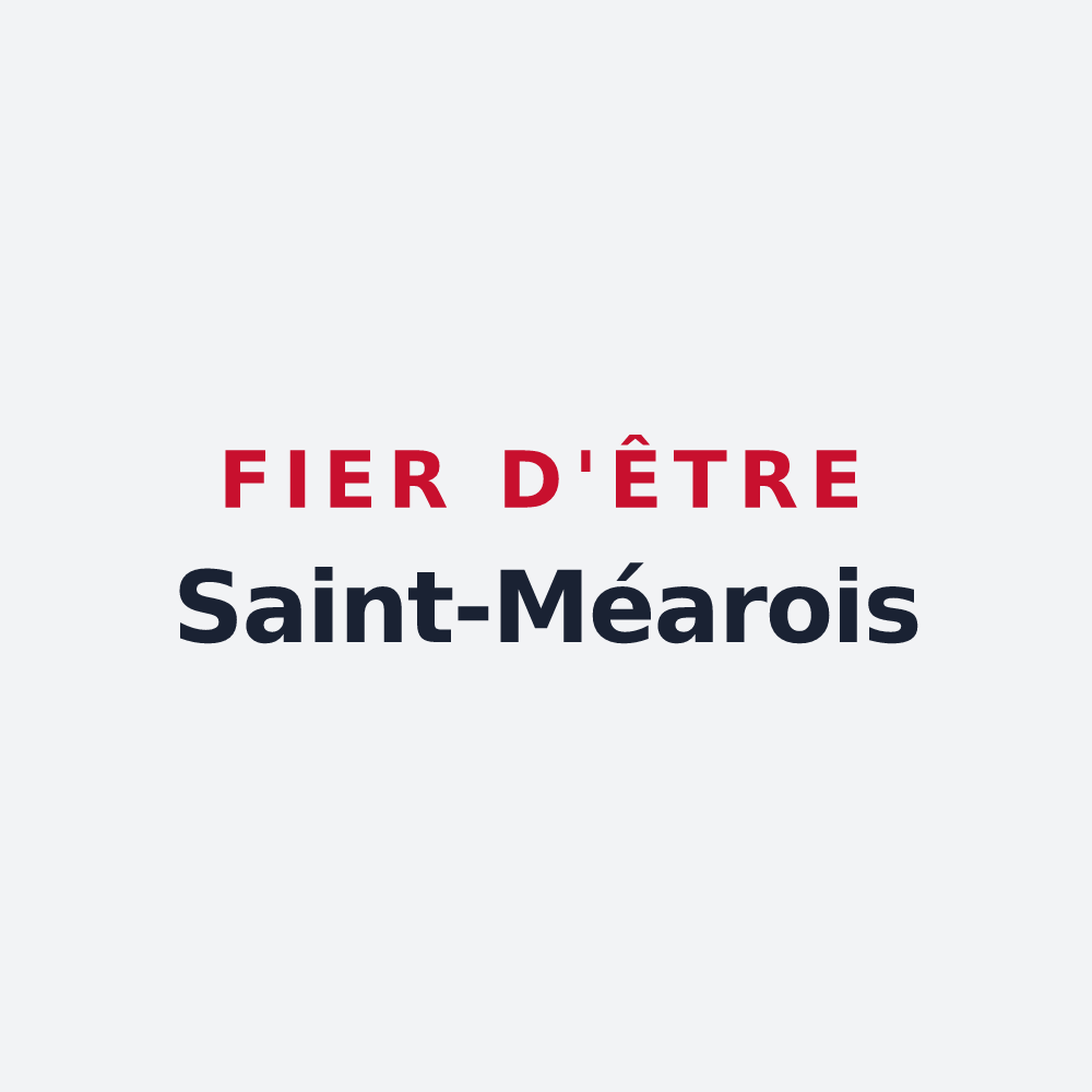 Poster « Fier d'être Saint-Méarois » — design pour Saint-Méard-de-Gurçon