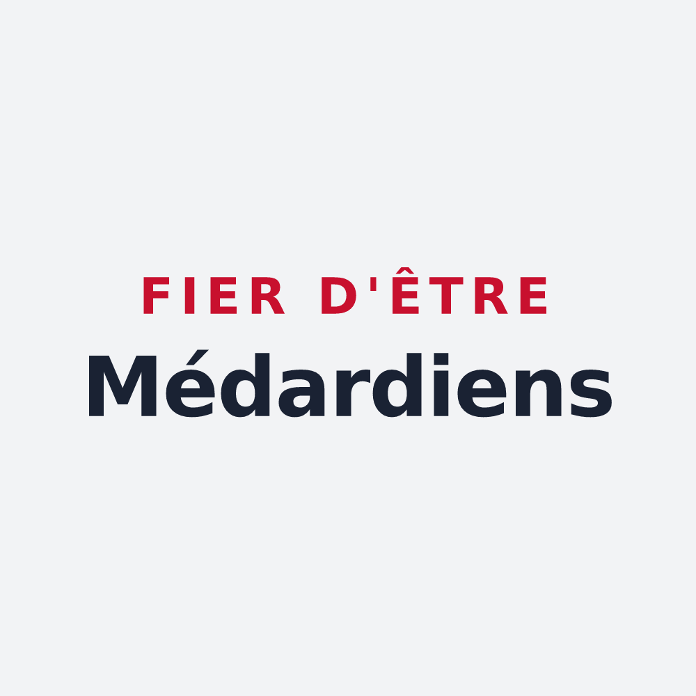 Poster « Fier d'être Médardiens » — design pour Saint-Médard