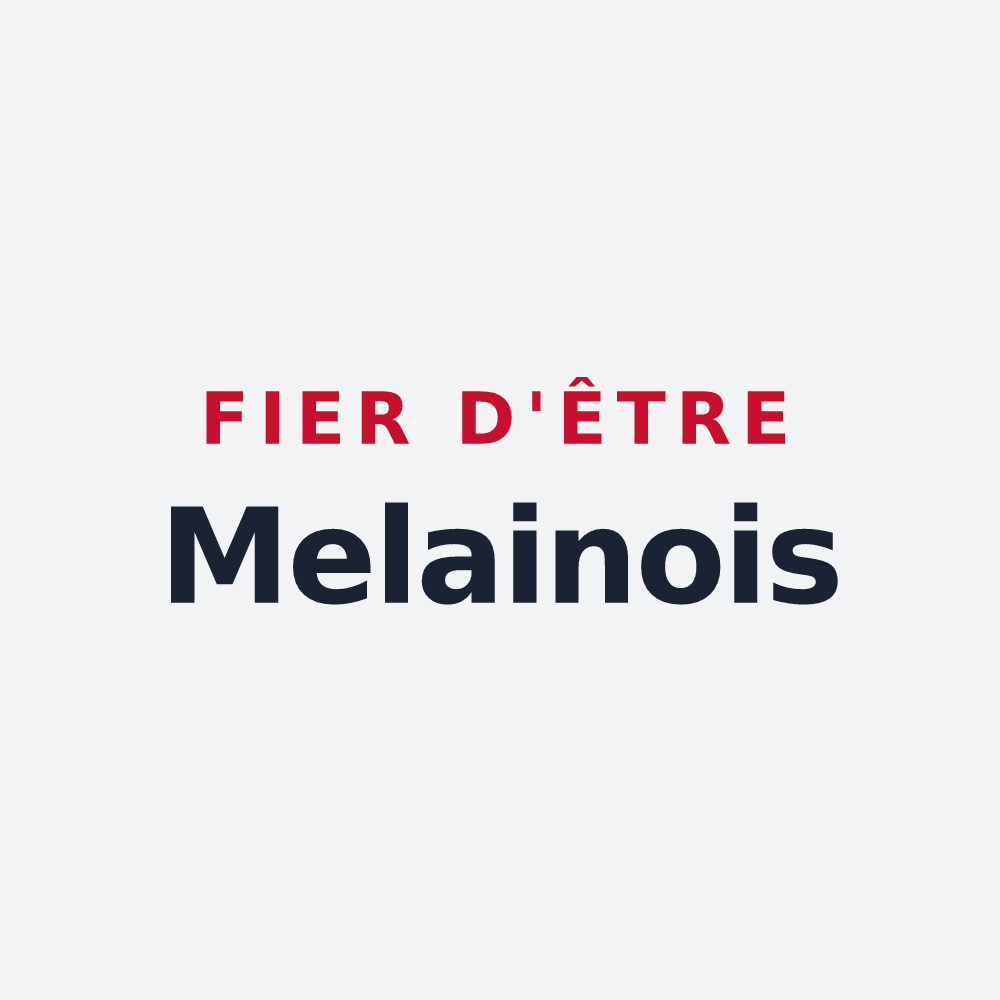 Poster « Fier d'être Melainois » — design pour Saint-Melaine-sur-Aubance