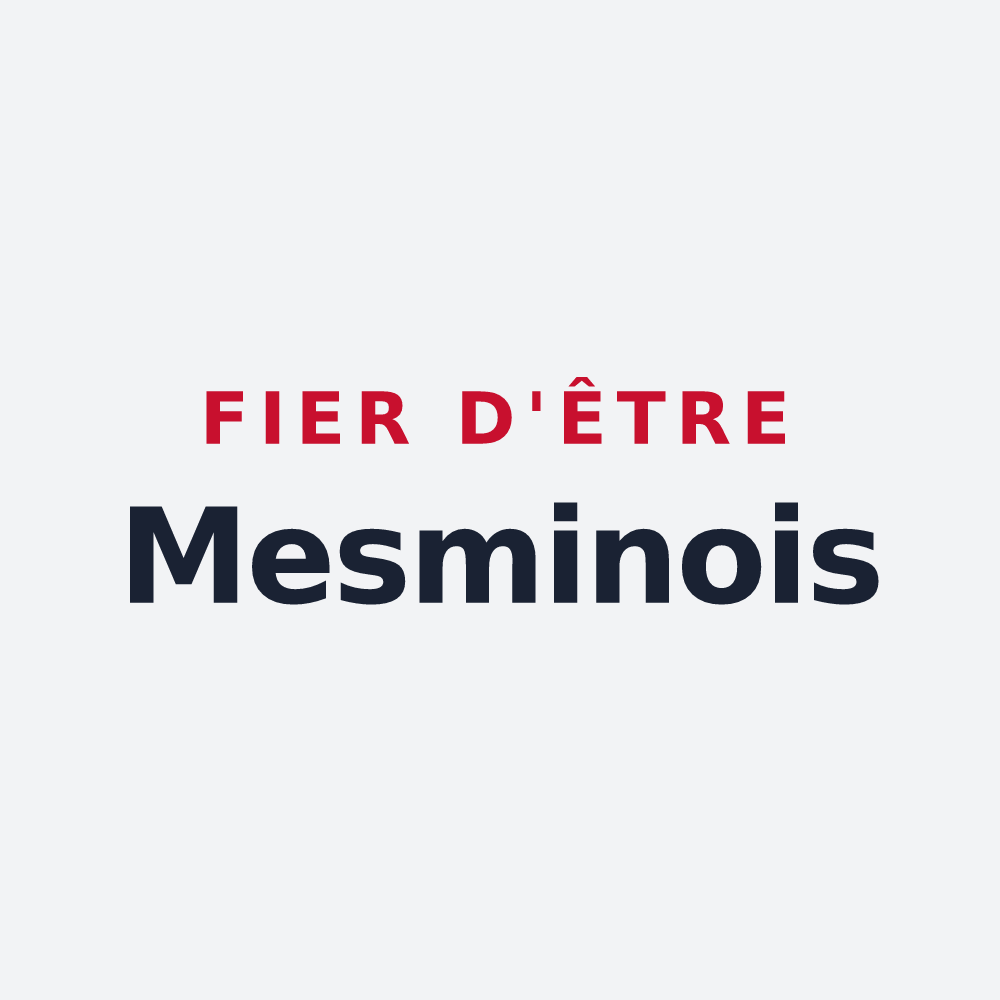 Poster « Fier d'être Mesminois » — design pour Saint-Mesmin