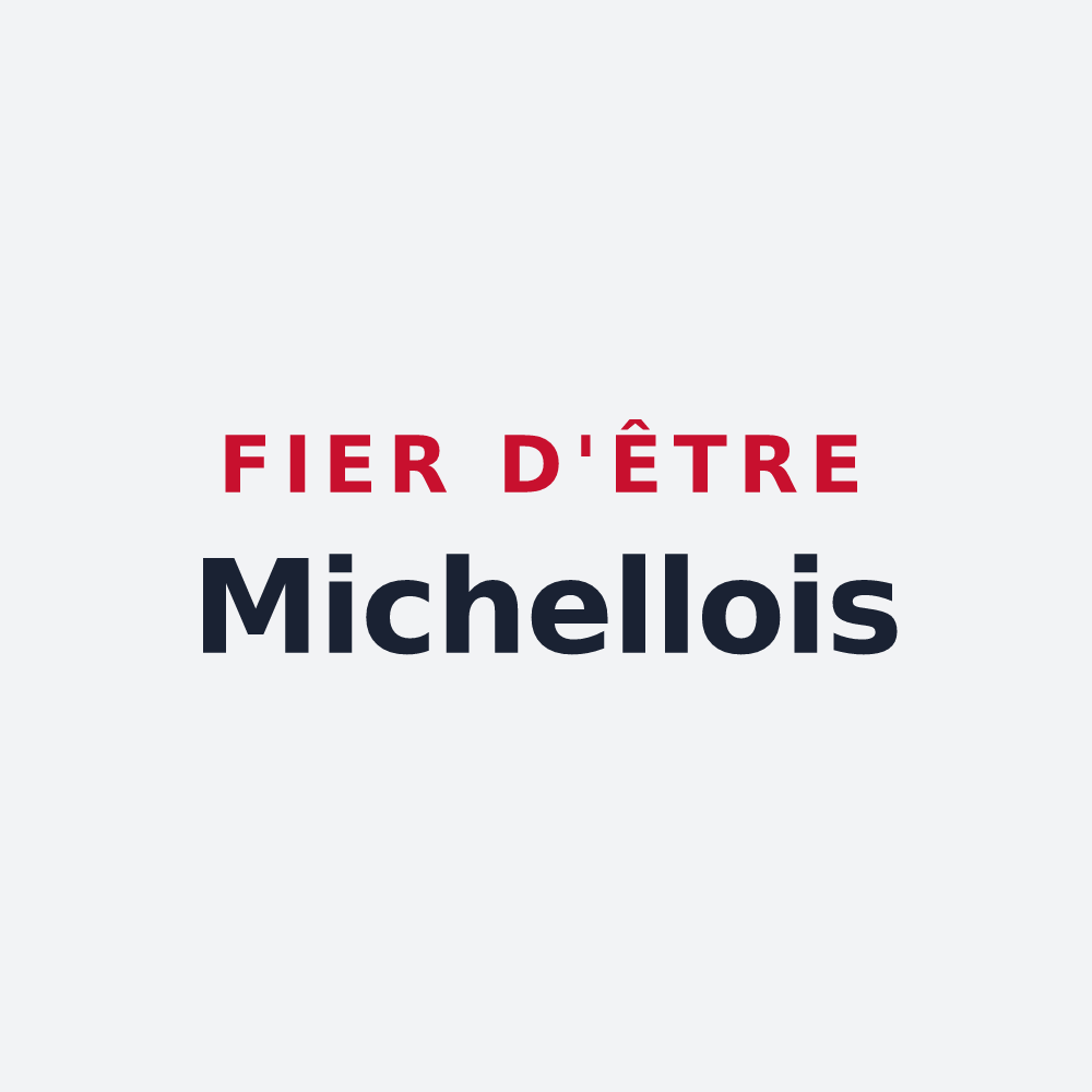 Poster « Fier d'être Michellois » — design pour Saint-Michel