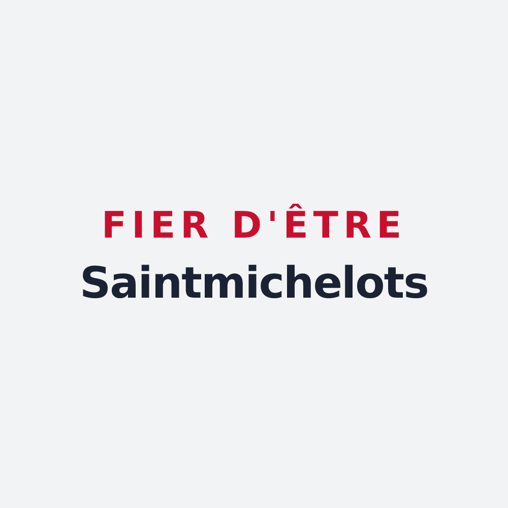 Poster « Fier d'être Saintmichelots » — design pour Saint-Michel-de-Veisse