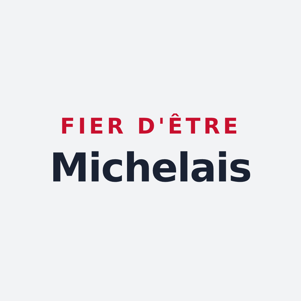 Poster « Fier d'être Michelais » — design pour Saint-Michel-le-Cloucq