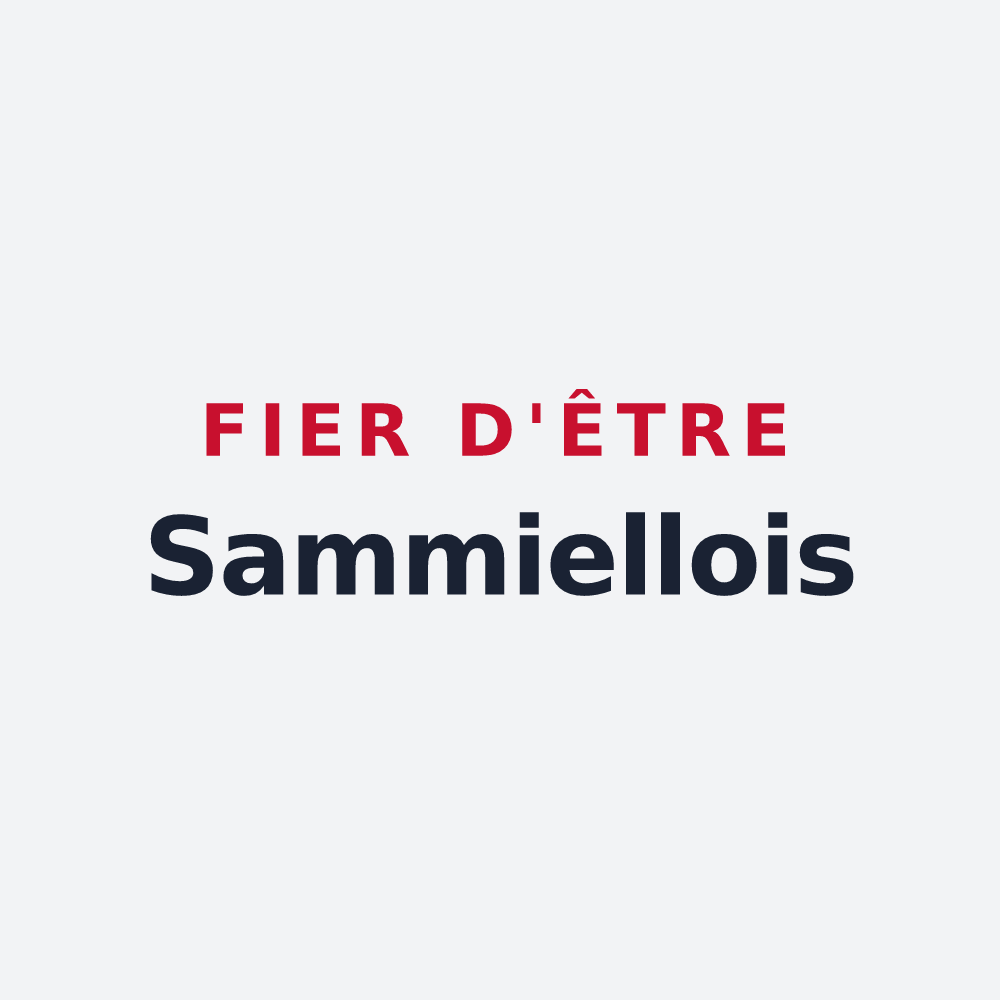 Poster « Fier d'être Sammiellois » — design pour Saint-Mihiel