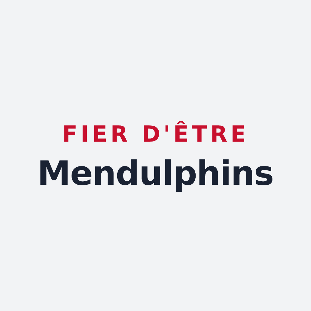 Poster « Fier d'être Mendulphins » — design pour Saint-Molf