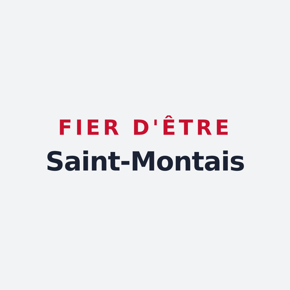 Poster « Fier d'être Saint-Montais » — design pour Saint-Mont