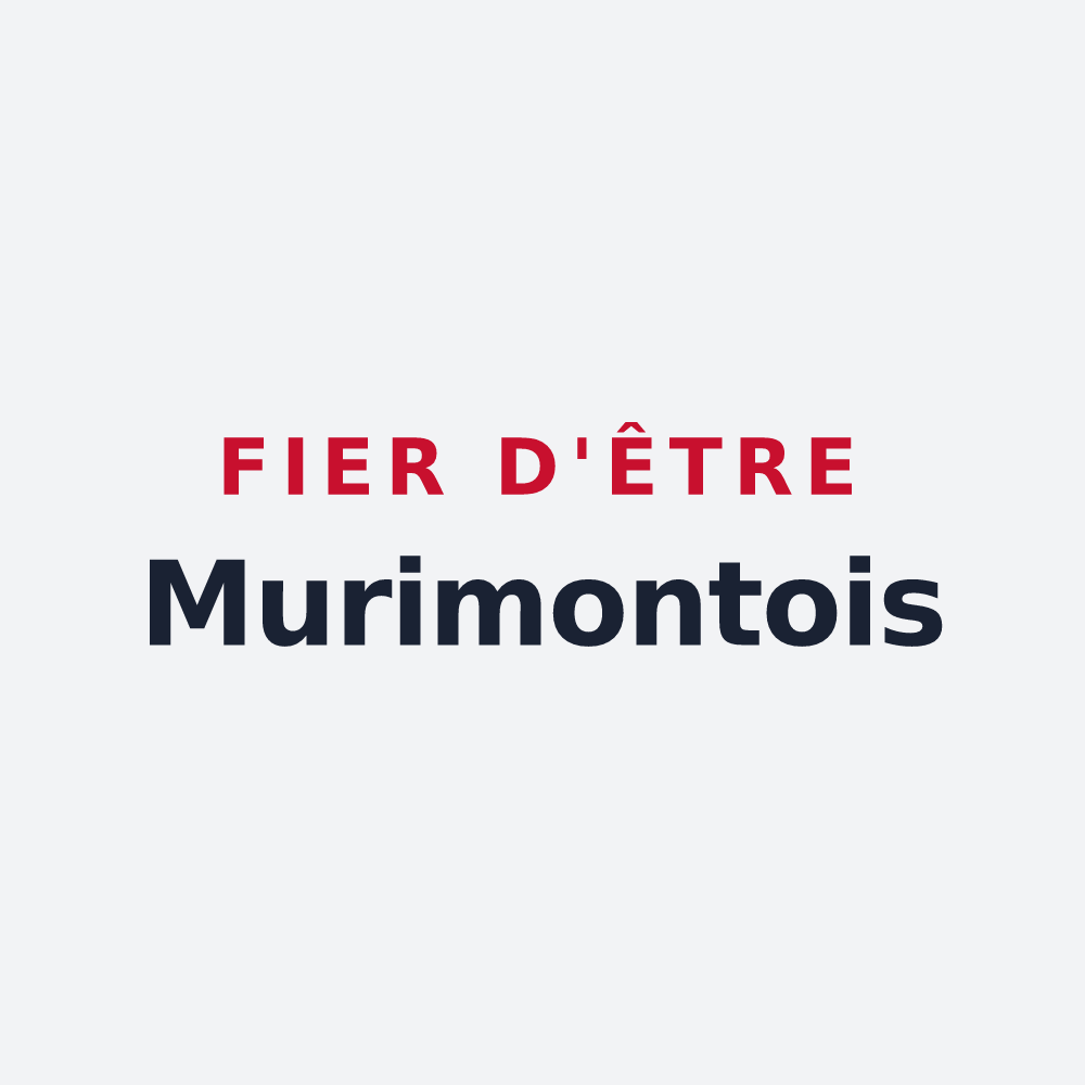 Poster « Fier d'être Murimontois » — design pour Saint-Mury-Monteymond