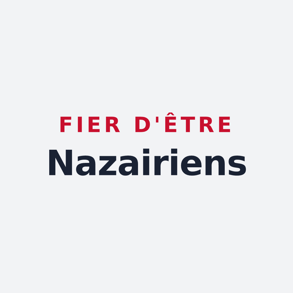 Poster « Fier d'être Nazairiens » — design pour Saint-Nazaire