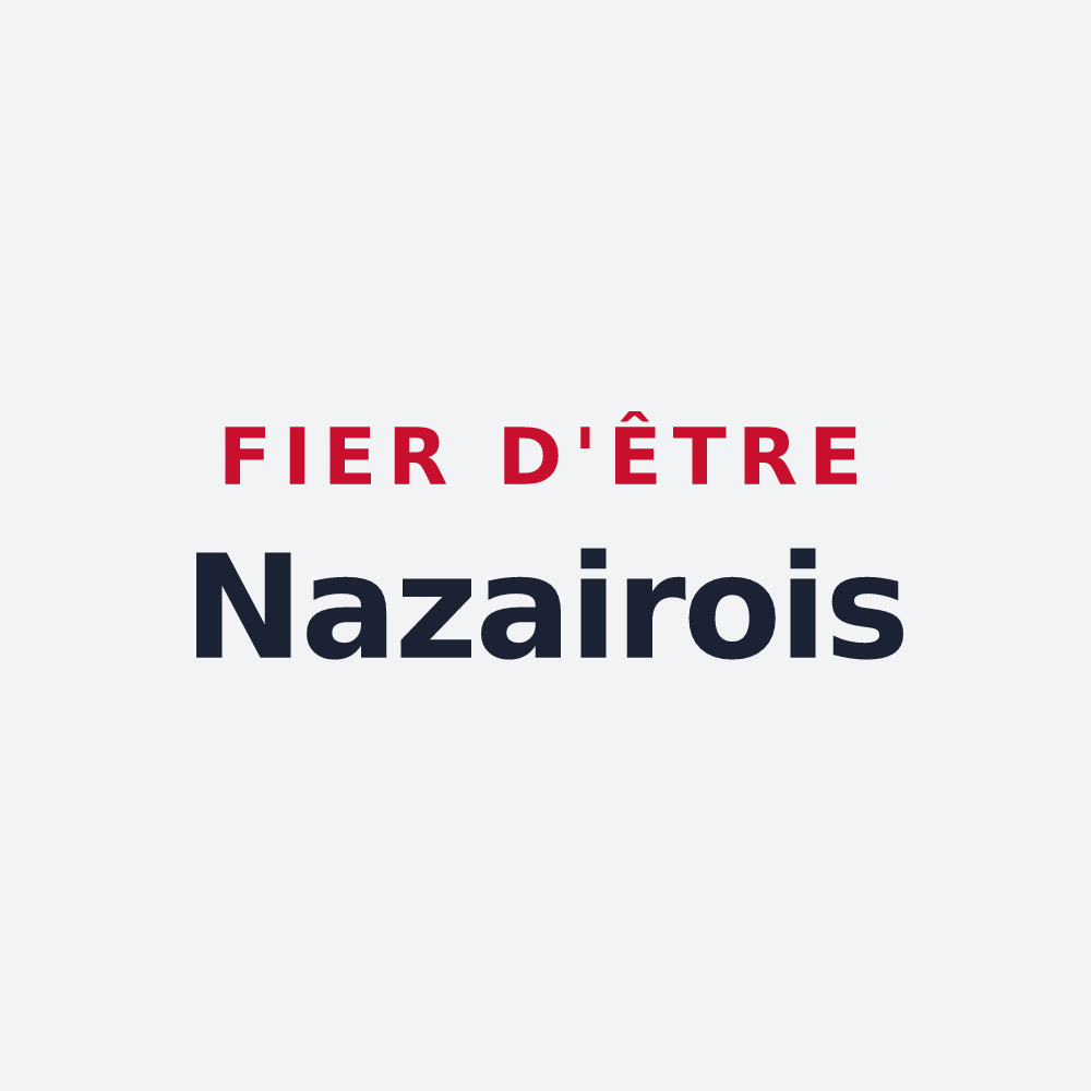 Poster « Fier d'être Nazairois » — design pour Saint-Nazaire-d'Aude