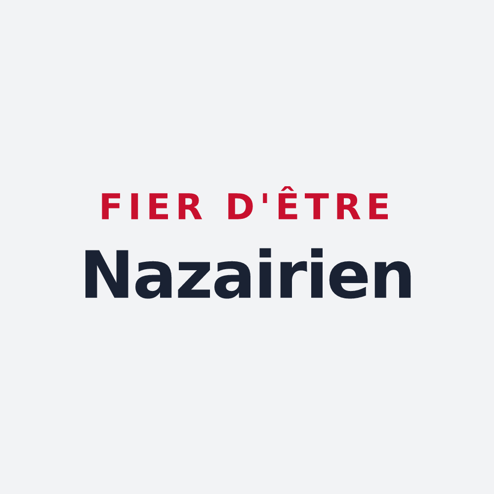 Poster « Fier d'être Nazairien » — design pour Saint-Nazaire