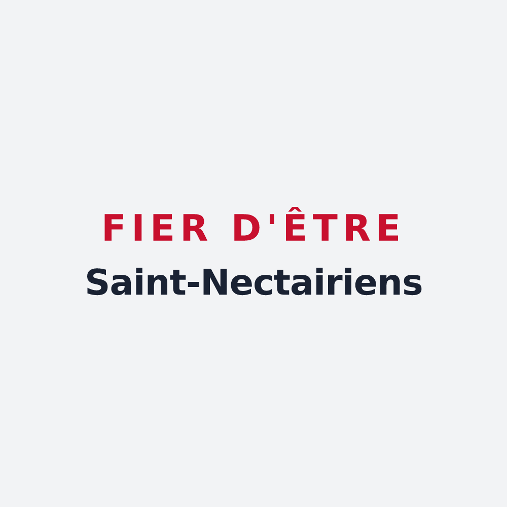 Poster « Fier d'être Saint-Nectairiens » — design pour Saint-Nectaire