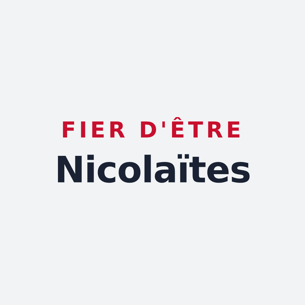 Poster « Fier d'être Nicolaïtes » — design pour Saint-Nicolas-de-la-Grave