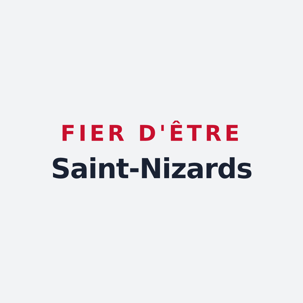 Poster « Fier d'être Saint-Nizards » — design pour Saint-Nizier-du-Moucherotte