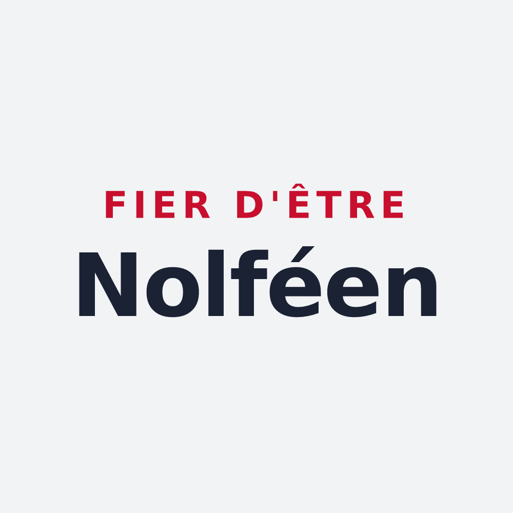 Poster « Fier d'être Nolféen » — design pour Saint-Nolff