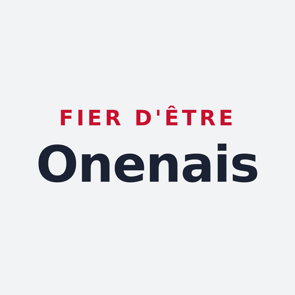 Poster « Fier d'être Onenais » — design pour Saint-Onen-la-Chapelle
