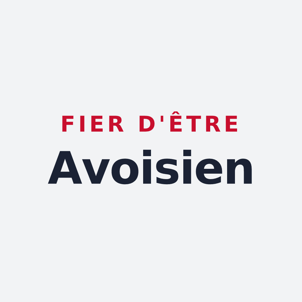 Poster « Fier d'être Avoisien » — design pour Saint-Ouen-de-Mimbré